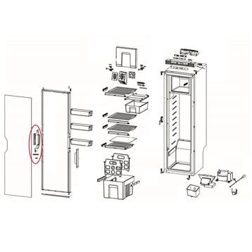 Thetford Koelkast Sluiting T2090/T2152, Nieuw