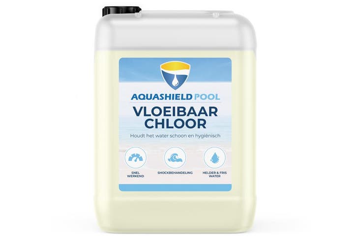 Aquashield Pool Aquashield pool vloeibaar chloor 20 liter,, Tuin en Terras, Zwembaden, Nieuw, Verzenden