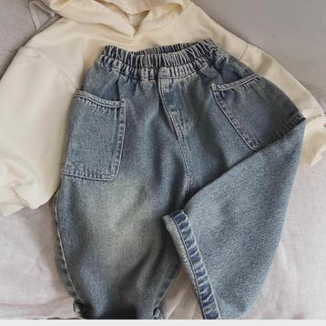 Jongens Denim Spijkerbroek met Elastische Taille en Zijzakke, Verzenden, Nieuw