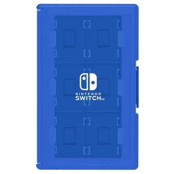 Hori Game Case voor 12x Switch Game Cartridge Games - Blauw, Verzenden, Zo goed als nieuw