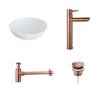 Sani Royal Keramische Waskomset Baventura Brons, Nieuw