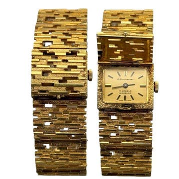 E. Bucherer - Brutalist Secret Watch – Hidden Dial – 17, Nieuw