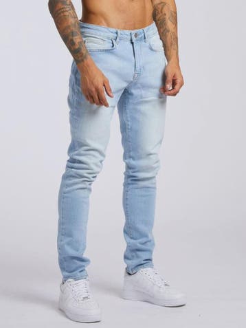 Heren Skinny Jeans met Stretch - Slim Fit Denim Broek voor S, Verzenden, Nieuw