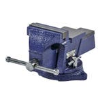 Bankschroef 100 mm. draaibare uitvoering met aambeeld, Ophalen of Verzenden, Nieuw