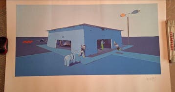 Moebius - Sérigraphie - Le Mystère rouge, Boeken, Nieuw