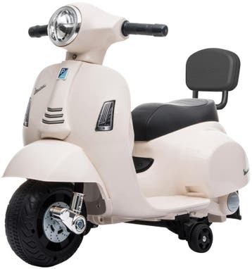 Eco Toys Wit 1,5-3 jaar Elektrische Vespa Scooter, Verzenden, Nieuw, Loopvoertuig