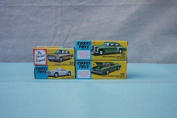 Corgi 1:43 - Modelauto (4) - 4 x 1960s Corgi Toys, Nieuw