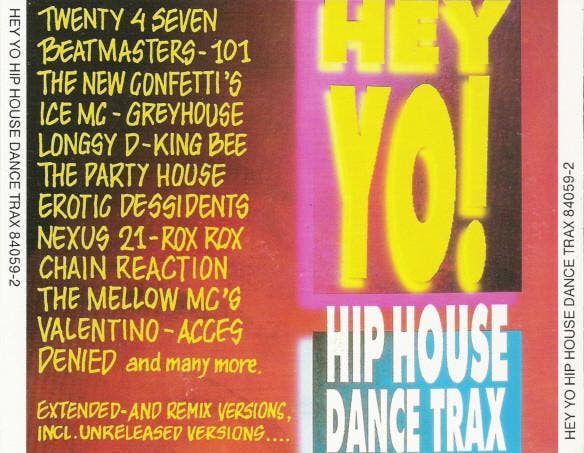 Various - Hey Yo! Hip House Dance Trax, Cd's en Dvd's, Cd's | Pop, Gebruikt, Ophalen of Verzenden
