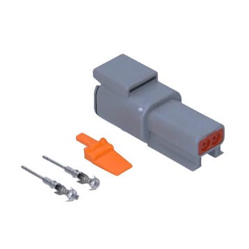 Deutsch-DTM 2-Pins Connector Male, Auto-onderdelen, Ophalen of Verzenden, Nieuw