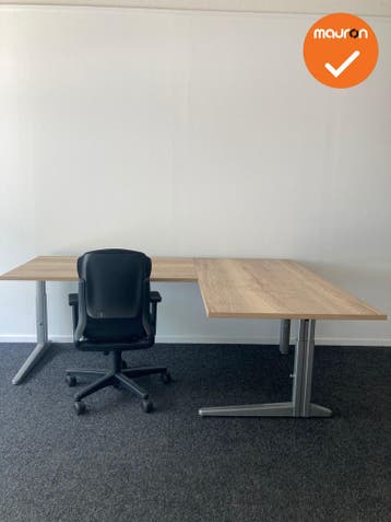 Ahrend Essa hoekbureau -200x160 - Zelf samenstellen - Nieuw, Werkplek, Ophalen of Verzenden, Gebruikt, Bureau