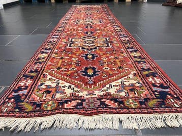 Heriz Art Deco - Vloerkleed - 350 cm - 85 cm, Nieuw