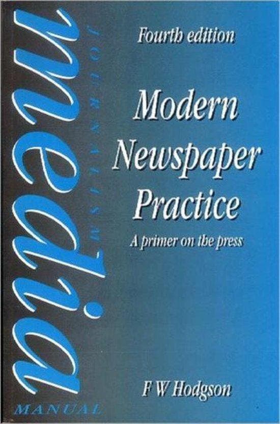 Modern Newspaper Practice 9780240514598 F W HODGSON, Boeken, Taal | Engels, Gelezen, Verzenden