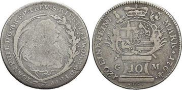 10 Kreuzer 1764 Gm Trier-erzbistum Johann Philipp von Wal..., Verzenden