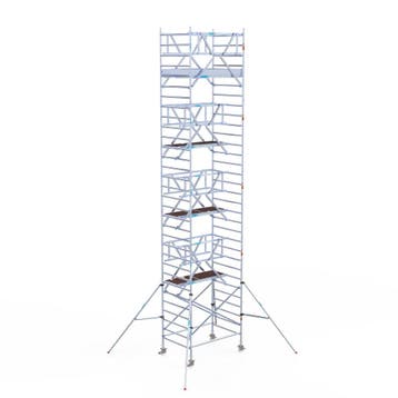 Rolsteiger Professional 135x190 10,2m werkhoogte vrijstaand, Verzenden, Nieuw, Rolsteiger of Kamersteiger, 5 meter of hoger