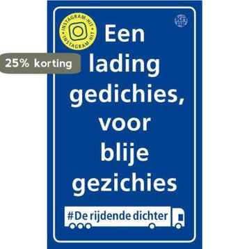 Een lading gedichies, voor blije gezichies - Rijdende, Boeken, Verzenden, Zo goed als nieuw, Rijdende Dichter