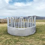 ronde hooiruif VOERSTATIONS voor koeien paarden ruif, Weidegang