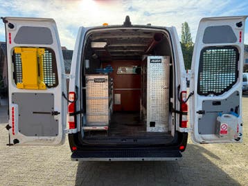 Opel Movano 2.3 CDTI BiTurbo L2H2 servicebus 230V victron Bo, Automaat, Gebruikt, Euro 6, Wit
