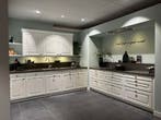 Klassieke hoogglans keuken, Huis en Inrichting, Keuken | Complete keukens, Ophalen, Wit, Dubbelwandige keuken, Composiet
