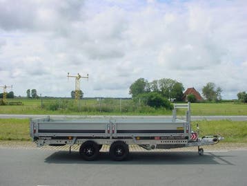 Zeer nette Brian James CargoTipper2 afm. 400x200cm 3500kg, Auto diversen, Ophalen, Gebruikt