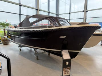 OVERJARIG: Primeur 615 Tender | Zwart | Honda 60 pk, Watersport en Boten, Nieuw, Polyester, Benzine, Buitenboordmotor