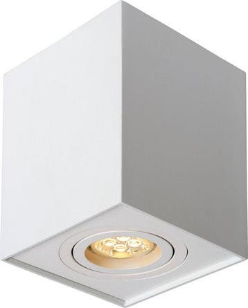 Lucide TUBE - Plafondspot (Plafondlamp) - 1xGU10 - Wit, Verzenden, Zo goed als nieuw