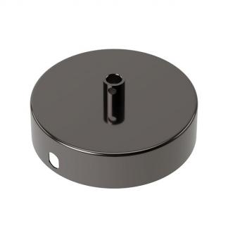 Plafondkap | Calex (Rond, 1 lamp, Glanzend parel zwart), Verzenden, Nieuw