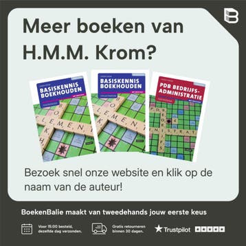 PDB Bedrijfsadministratie met resultaat - H.M.M. Krom, Boeken, Verzenden, Zo goed als nieuw, H.M.M. Krom