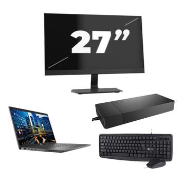 Dell Latitude 7410 -   i5-10e 16GB  - 256GB  + 1x 27 inch, Computers en Software, Qwerty, Verzenden, Refurbished, 14 inch