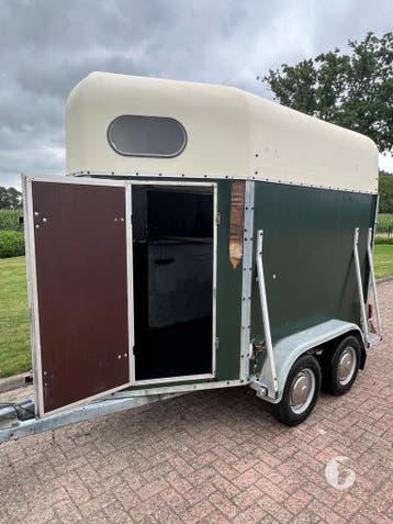 Leuke Waco veetrailer / aanhanger / ponytrailer, Ophalen, Zo goed als nieuw, Hout, 1½-paards trailer
