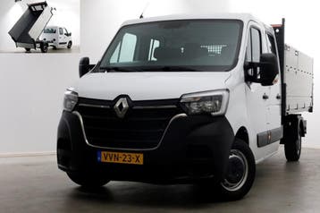 Renault Master T35 2.3 dCi 145pk L3 D.C. Kipper met hoge boo, Gebruikt, Euro 6, Renault, Wit