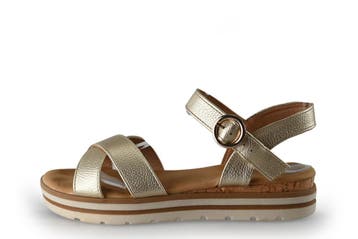 Graceland Sandalen in maat 38 Goud, Overige kleuren, Verzenden, Sandalen of Muiltjes, Zo goed als nieuw