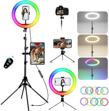 TikTok Ringlamp 12 inch | Laatste Stuk!, Ophalen of Verzenden, Zo goed als nieuw, Lamp of Flitsset