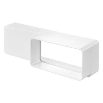 Kunststof rechthoekig verloop 204 x 60mm naar 120 x 60mm, Verzenden, Nieuw