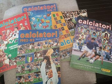 1978/79, 1980/81, 1982/83, 1983/84, 1987/88 Panini, Nieuw