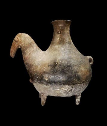 Mesopotamisch - Groot rhyton uit Amlash, zoomvormig - paard