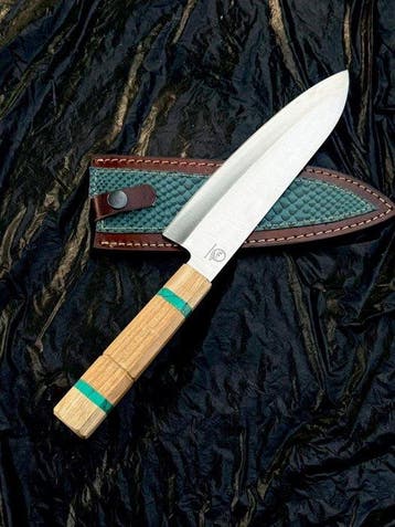 Keukenmes - Japanse mes , Maatwerk handgemaakt Gyuto koksmes