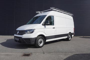 Volkswagen Crafter 140pk L3H3/L2H2 Apple carplay Cruise cont, Gebruikt, Volkswagen, Wit, Lease