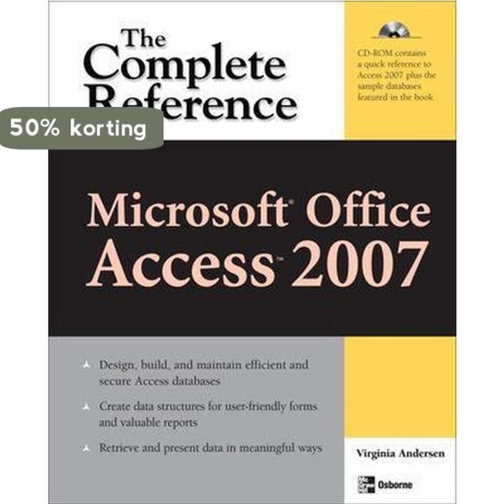 Microsoft Office Access 2007 9780072263503 Virginia Andersen, Boeken, Taal | Engels, Zo goed als nieuw, Verzenden