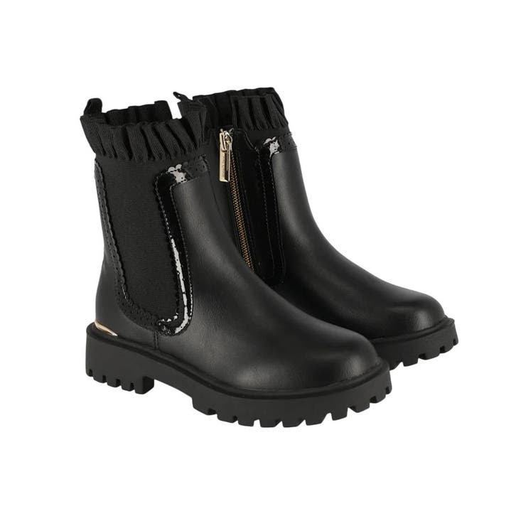 Angels Face CHELSEA RUFFLE BOOT BLACK - Schoenmaat 35 (8-9, Kleding | Dames, Schoenen, Ophalen of Verzenden