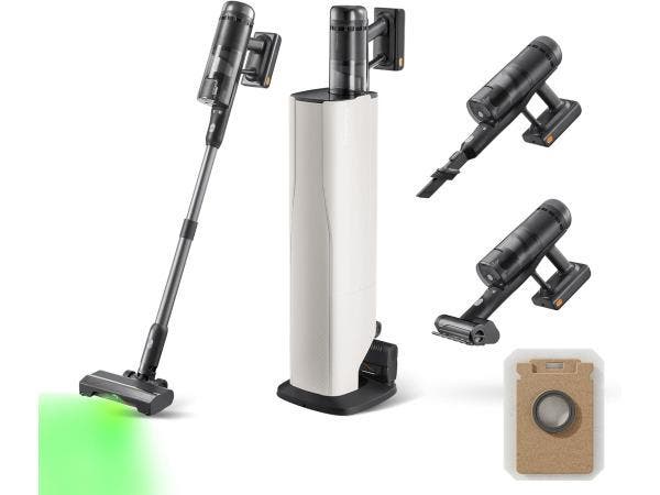 Veiling - Roborock H60 Hub Ultra Steelstofzuiger - auto-empt, Witgoed en Apparatuur, Stofzuigers, Gebruikt