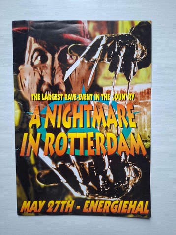 A nightmare in |Rotterdam may 27th energiehal flyer, Verzenden, Nieuw