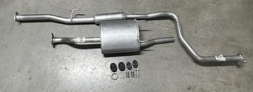 Complete uitlaat Einddemper + Middendemper Honda Civic 1.4, Auto-onderdelen, Uitlaatsystemen, Verzenden, Nieuw