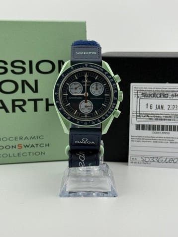 Omega x Swatch - MoonSwatch - Mission on Earth - Zonder, Nieuw