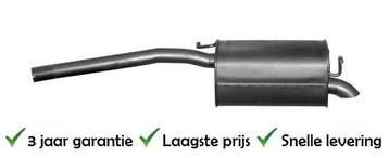 Uitlaat, Einddemper Volkswagen Caddy III 1.9 TDI, Verzenden, Nieuw