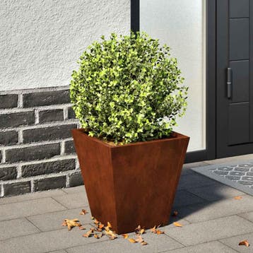 vidaXL Plantenbakken 2 st 30x30x30 cm weervast staal, Verzenden, Nieuw, Metaal