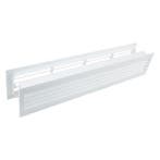 Badkamerrooster | Starx | 45.5 x 9 cm (2-delig, Wit), Verzenden, Nieuw