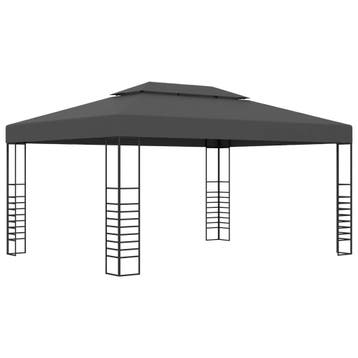 vidaXL Prieel 3x4 m antraciet, Verzenden, Nieuw