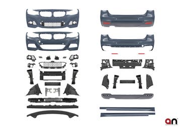 M-Pakket Sport look Uitlaat Links BMW 3 Serie F34 GT N020, Auto-onderdelen, Nieuw, Voor, BMW, Bumper