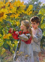 Vladimir Goussev (1957) - Parmi les Tournesols