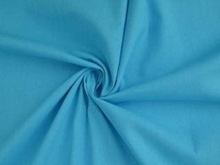 Biologisch katoen – Aqua blauw, Hobby en Vrije tijd, Blauw, 120 cm of meer, Ophalen of Verzenden, Katoen